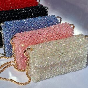 Crystal Beaded Handmade Purse