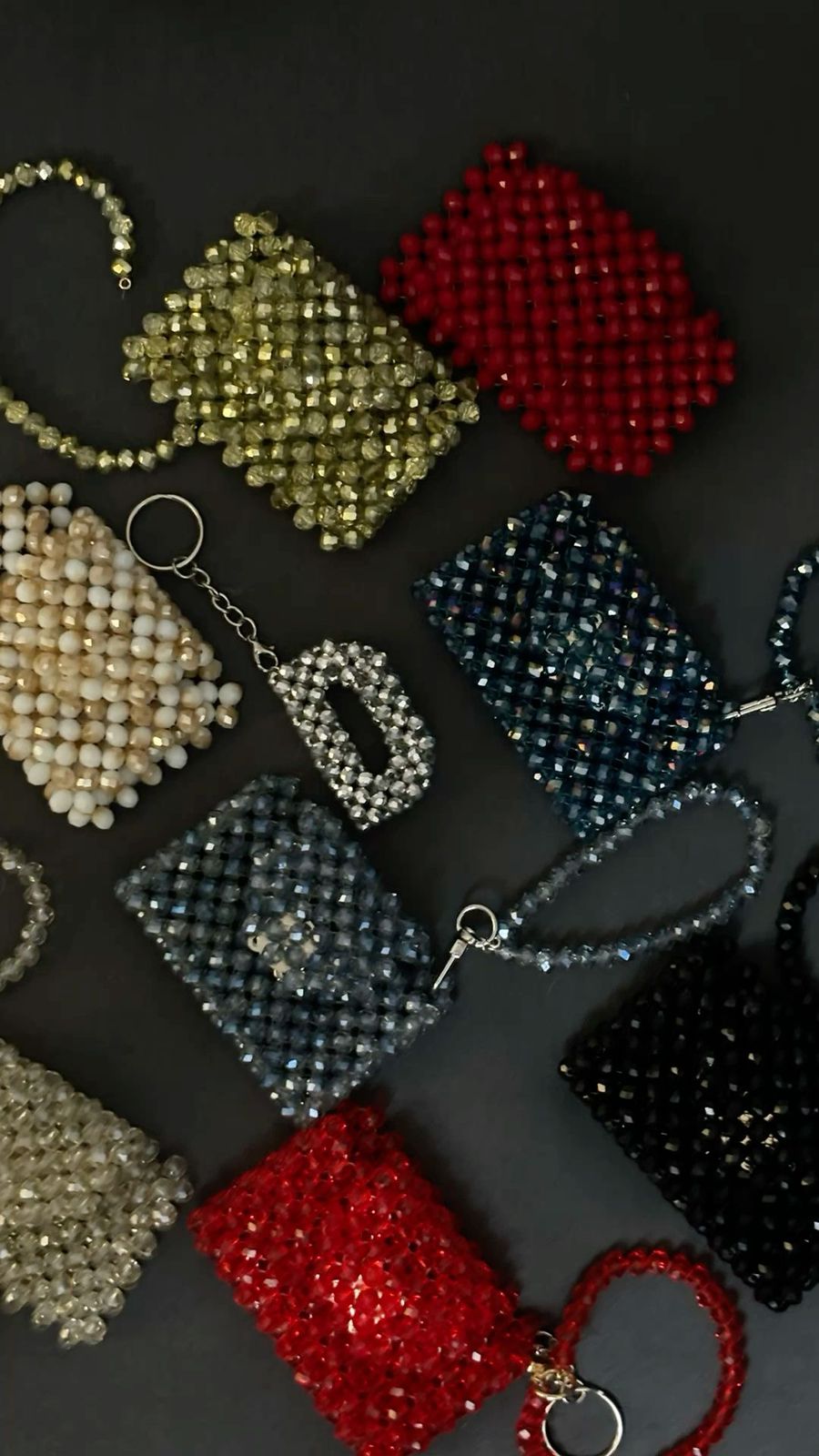 Crystal Beaded Handmade Bag