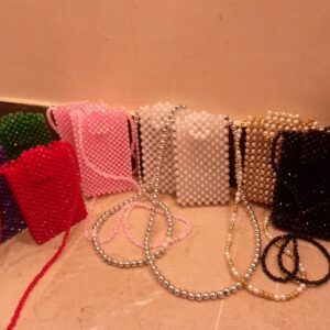 Crystal Beaded Handmade Mini Wallet
