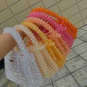 Crystal Beaded handmade Bag