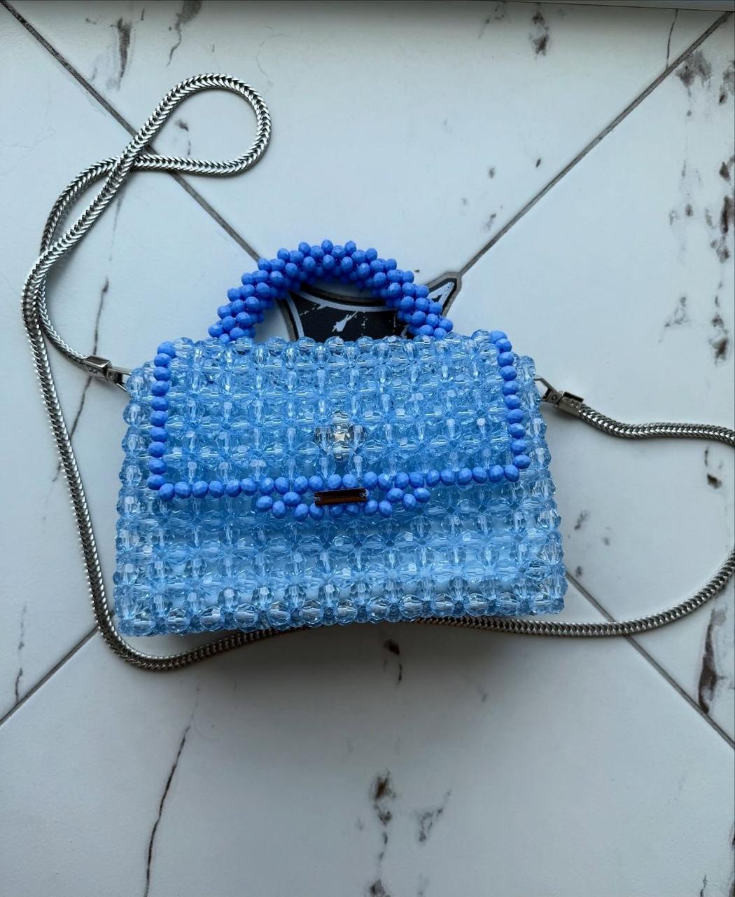 Crystal Beaded Handmade Purse