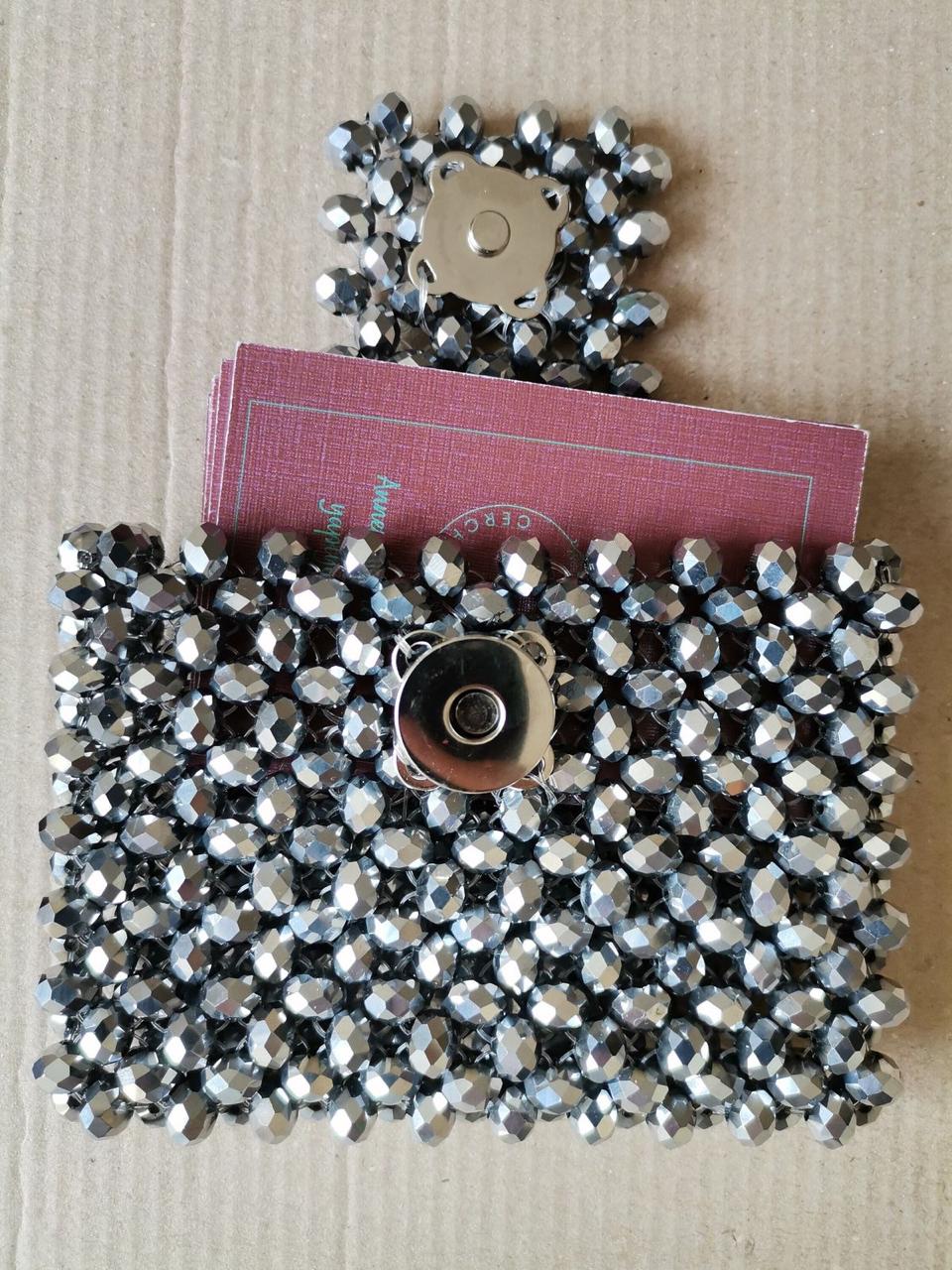 Crystal Beaded Handmade Purse