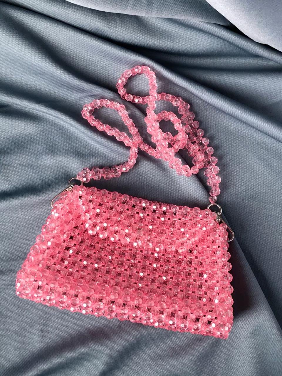 Crystal Beaded Handmade Purse