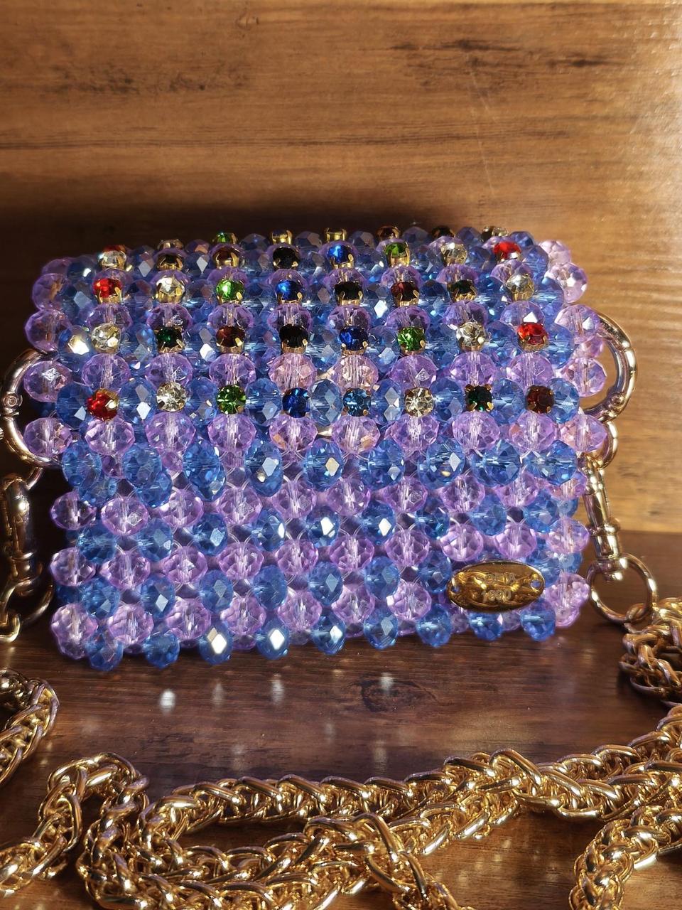 Crystal Beaded Handmade Purse