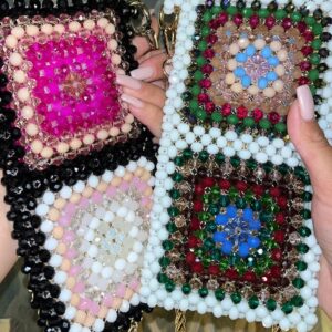 Crystal Beaded Handmade Purse