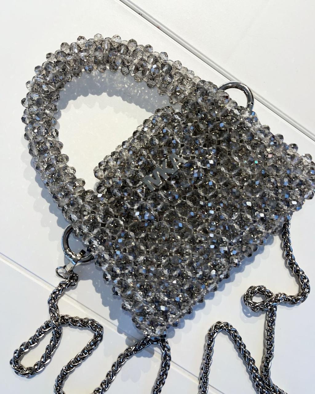 Crystal Beaded Handmade Purse