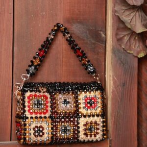 Crystal Beaded Handmade Purse