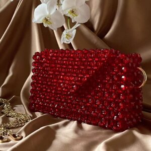 Crystal Beaded Handmade Purse