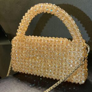 Crystal Beaded Handmade Purse