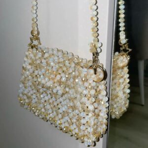 Crystal Beaded Handmade Purse