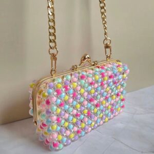 Crystal Beaded Handmade Purse