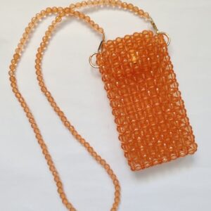 Crystal beaded mobile cover